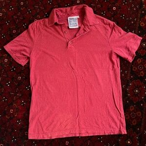 Jungmaven Pink Men's polo shirt in Size S
